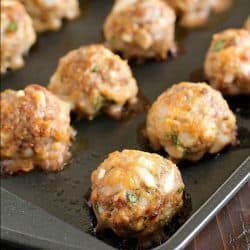 Baked Meatballs that are some of the best ever meatballs in the history of all meatballs! Such a simple and easy meatball recipe. Very tender and flavorful! Perfect to add to spaghetti sauce or any other recipe that requires basic meatballs!
