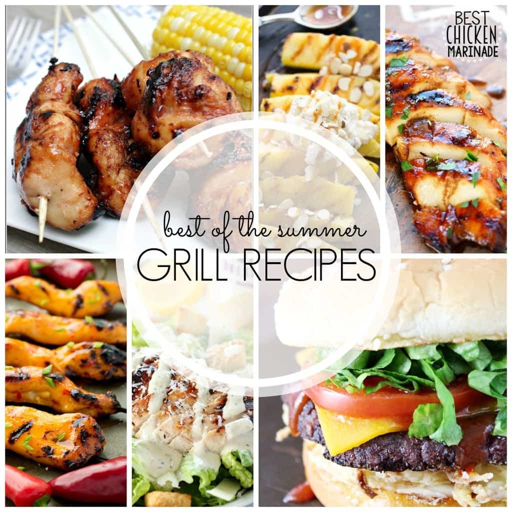 25+ Best Grilling Recipes for summer!! Warm weather is for grilling, right? Fire up the grill and let's get cooking! You will love these 25 best grilling recipes that are perfect for summer!