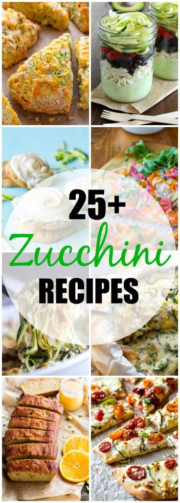 25+ Amazing Zucchini Recipes - Yummy Healthy Easy