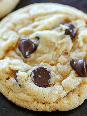 These Vanilla Pudding Chocolate Chip Cookies have vanilla pudding mixed inside the dough to give them a little flavor boost! They're soft & chewy in the middle with crispy edges. A family favorite cookie recipe we love! Plus 21+ more chocolate chip cookie recipes you won't want to miss!