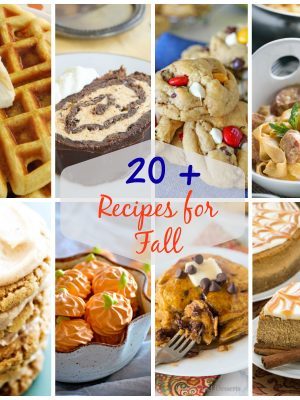20+ Must-Make Fall Recipes! Fall is the best time to bake and these 20+ recipes are a great place to start! From pumpkin savory dishes to fall spiced breakfast recipes, I've got you covered. These are the best of the best fall recipes!