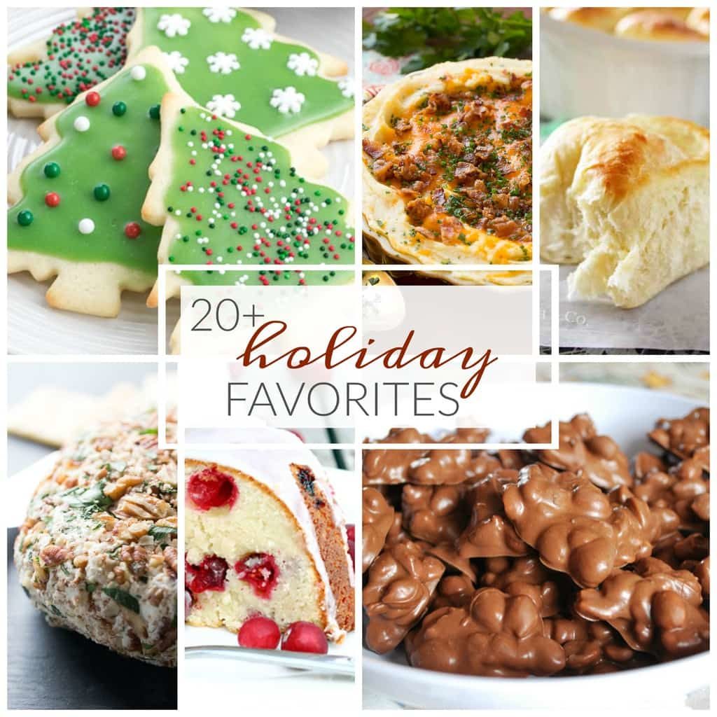20+ Best Holiday Recipes to make this Christmas & New Year's Season! From ham dinners to cakes & cookies, you will love these delicious recipes for the holidays!