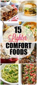 Enjoy comfort foods guilt free with these lighter takes on classic recipes!