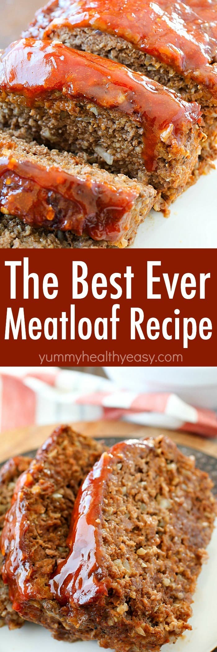 This Meatloaf Recipe is my family's FAVORITE Sunday night dinner! It really is the Best Ever Meatloaf, and it is incredibly easy to make. So much flavor packed inside with a delicious glaze spread on the top!  via @jennikolaus