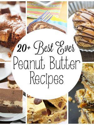 Peanut Butter is one of the most versatile ingredients! You can add it to savory AND sweet dishes and the outcome is always delicious. Here are 20 of the Best Ever Peanut Butter Recipes for you to try - from breakfast to dessert! I hope you can find one or ten recipes to try from this awesome roundup including some of my favorite blogger friends! Enjoy!