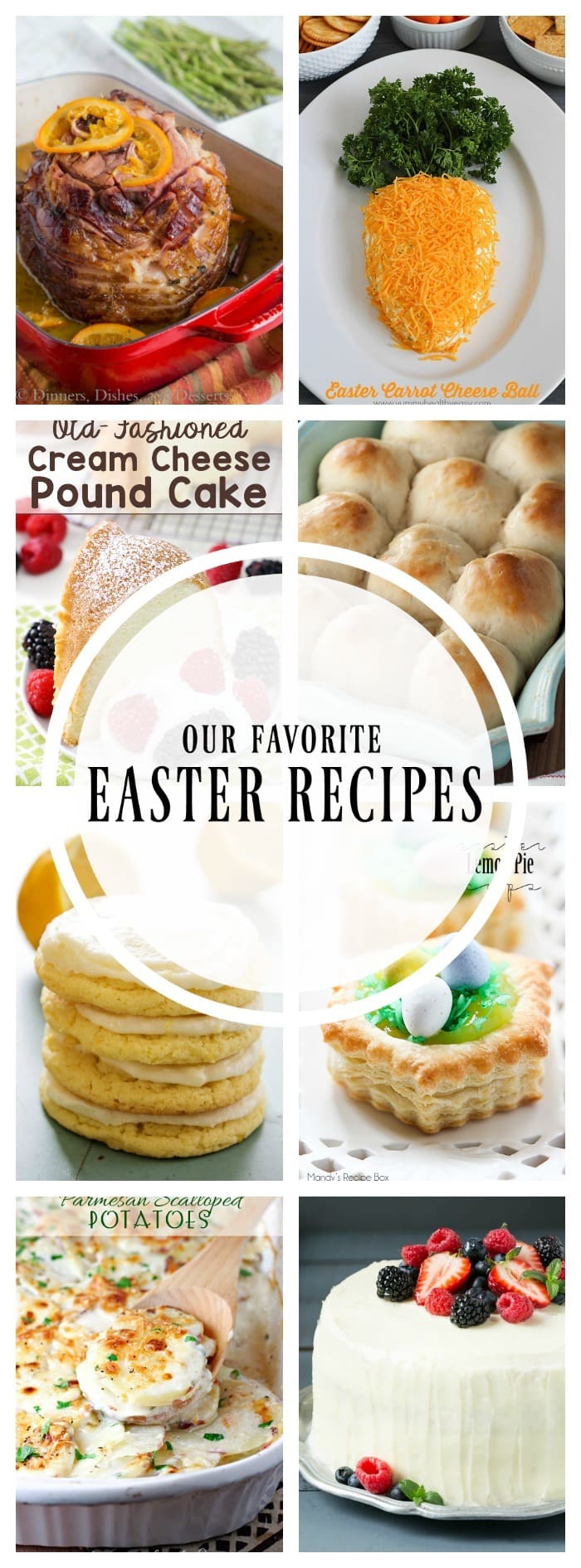 20+ of the Best Easter Recipes all together in one place! From dinner to dessert, I've got you covered with the best ever recipes for Easter! I hope you can find one or ten recipes to try from this awesome roundup including some of my favorite blogger friends! Enjoy!