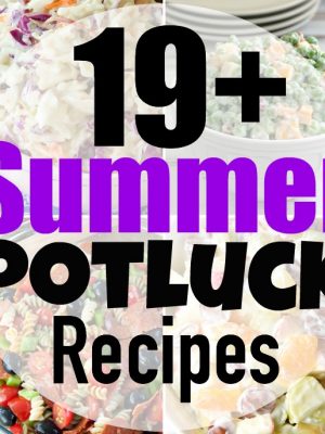 19+ of the BEST Summer Potluck Recipes all in one place!