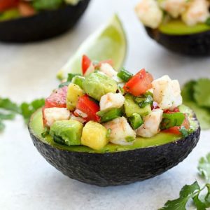 Must-try Quick & Easy Avocado Shrimp Ceviche Recipe! This is so delicious!