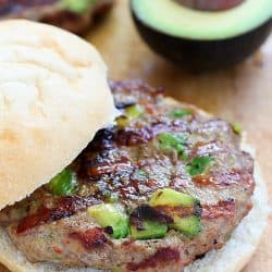 Incredibly juicy and delicious Turkey Avocado Burgers! Only a few ingredients to the best turkey burgers you've ever had!