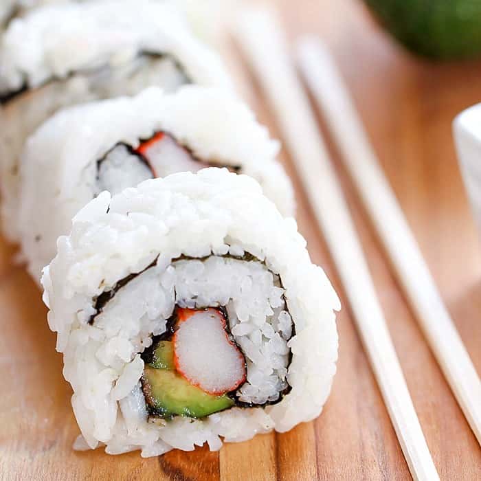 Easy California Sushi Rolls - Yummy Healthy Easy