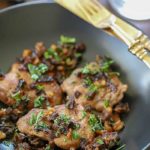 Insanely delicious dinner everyone will love - Pork Medallions with Prunes and Walnuts! #AD