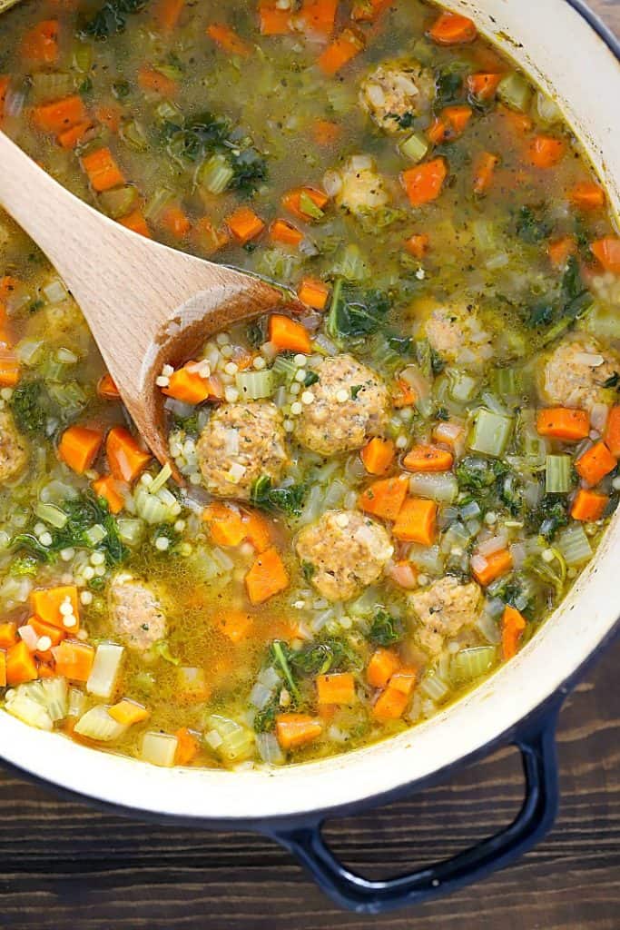 Italian Wedding Soup Recipe - Yummy Healthy Easy