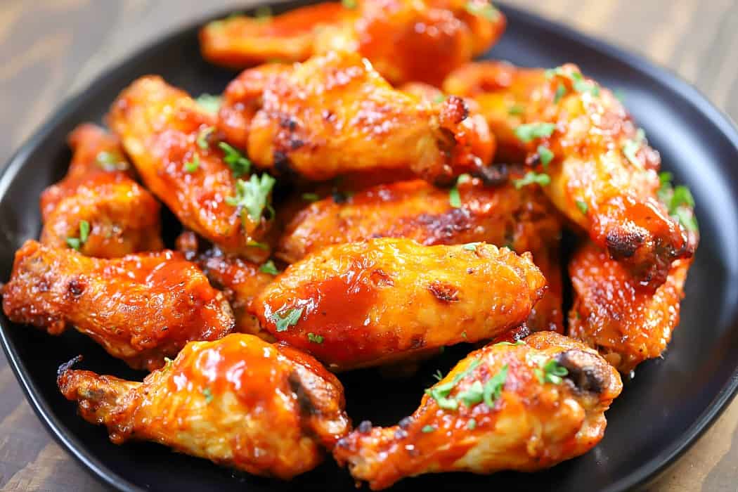 If you love chicken wings, you have to try this Air Fryer Chicken Wings Recipe! They're so easy to make, have only three ingredients and taste SO GOOD!