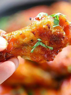 You need this Air Fryer Chicken Wings Recipe at your next party! They're so easy to make and have only three ingredients! They're so yummy!