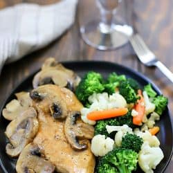 This Easy Chicken Marsala Recipe is one of my favorite low carb recipes! It's so easy to make and is done in under 30 minutes.