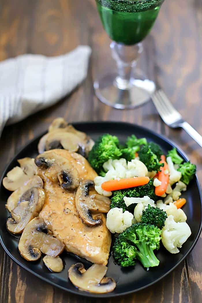 This Easy Chicken Marsala Recipe is one of my favorite low carb recipes! It's so easy to make and is done in under 30 minutes. 