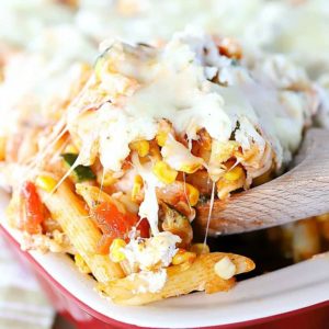 Cheesy Penne Pasta Bake with Roasted Veggies