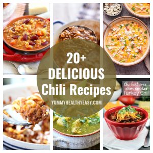 Collage of 20+ Chili Recipes
